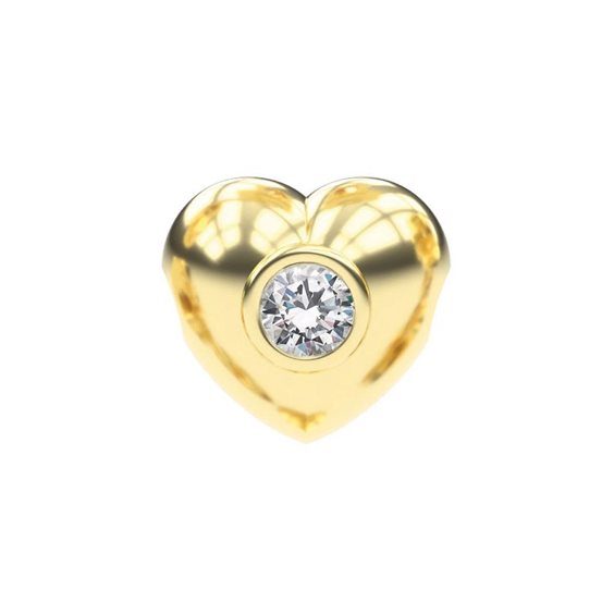 Anhänger Dédié in Gelbgold Diamante Lab Grown 0.01 Ct CID 0170 0202; DI; GI - CID 0170 0202; DI; GI